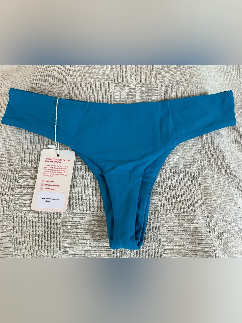Midori Bikinis Whale Tail bikini bottom size small in Talise NWT - Picture 3 of 6